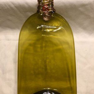 Wine bottle cheese board